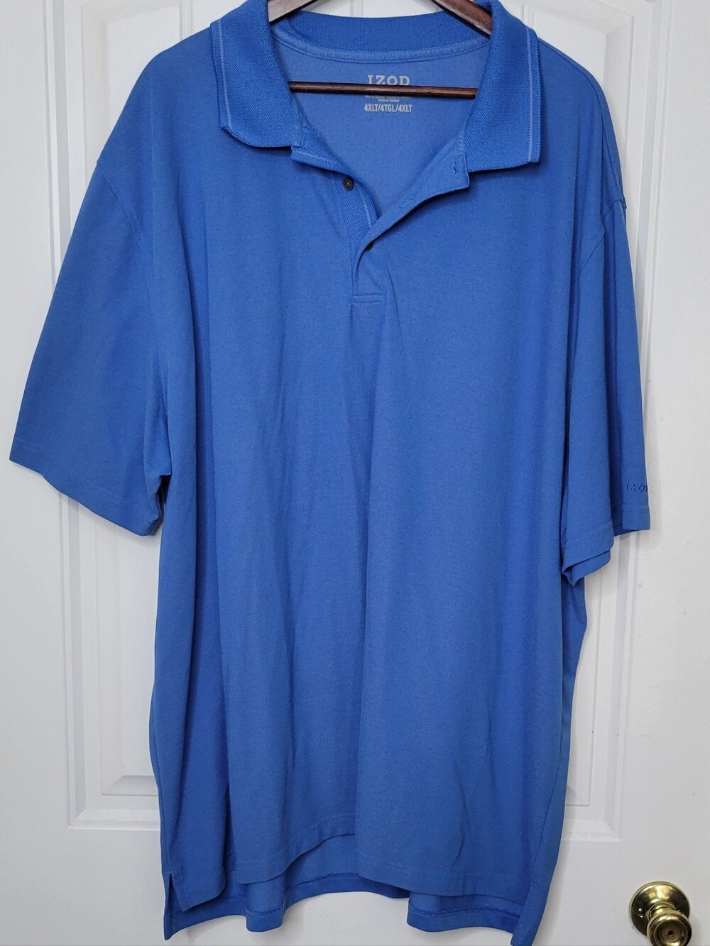 Izod Blue Men’s Short Sleeve Polo Shirt